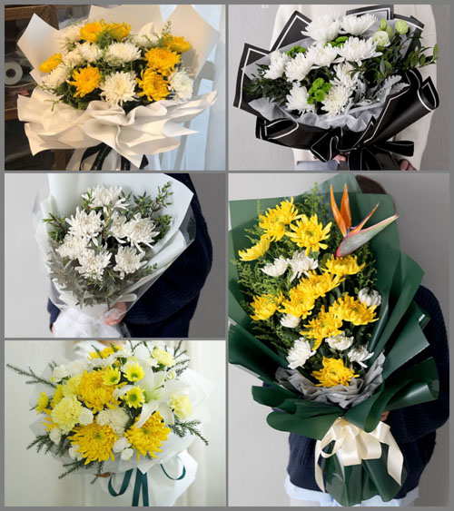 山西晋中寿阳县解愁乡白事花束代送